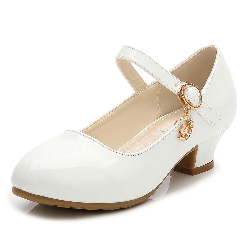 Chaussures pour enfants à couche unique en cristal coréen