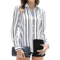 Chemise Top Col V imprimé en 3D