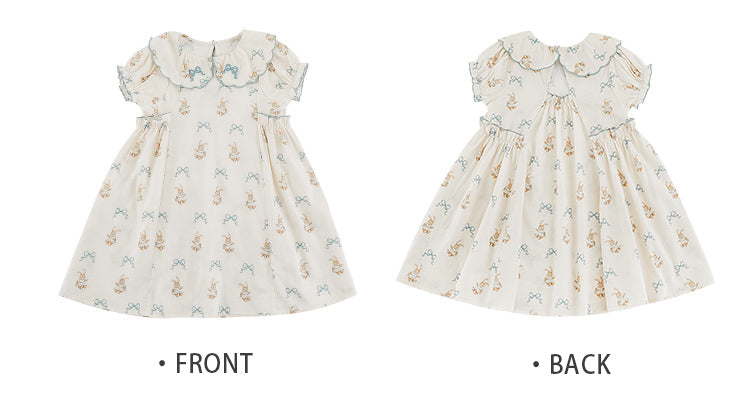 Robe imprimée mignonne d'été pour filles