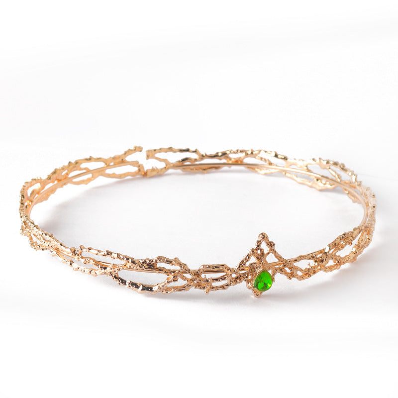 Fermoir de cheveux Gem Crystal Couronne dames