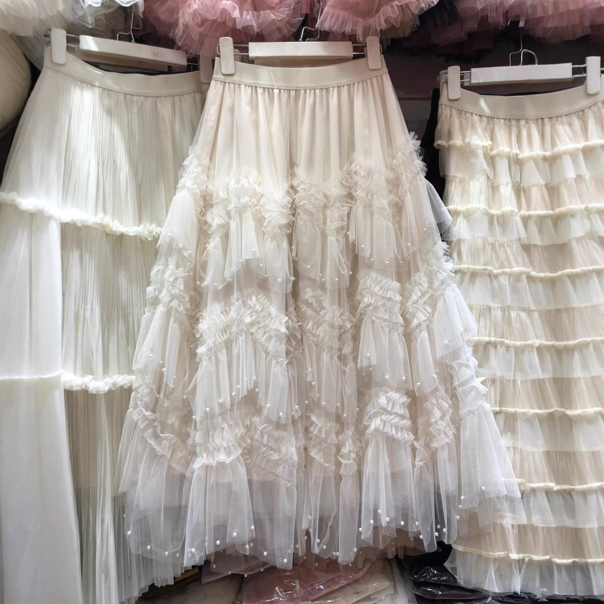 Robe de Maxi à trois niveaux pour femmes