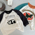 T-shirt en coton printemps et automne pour enfants Manche longue garçon