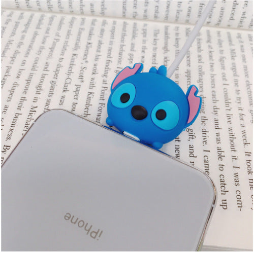 Cartoon Data Anti-pliage Implement Bite USB Cable Protection Sleeve
