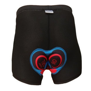 Pantalon de vélo respirant Sous-vêtements de sport Hommes épais absorbant les chocs Silice Gel Pad C