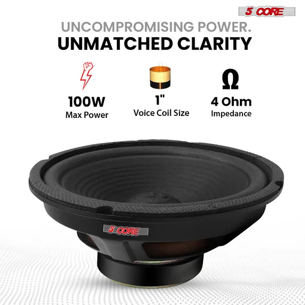 5 Core 8 pouces Subwoofer haut-parleur 1000W Combiné Peak 4Ohm remplacement voiture Basse Sub Woofer