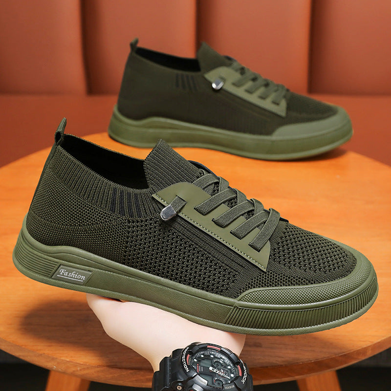 Chaussures en toile casual style coréen pour hommes
