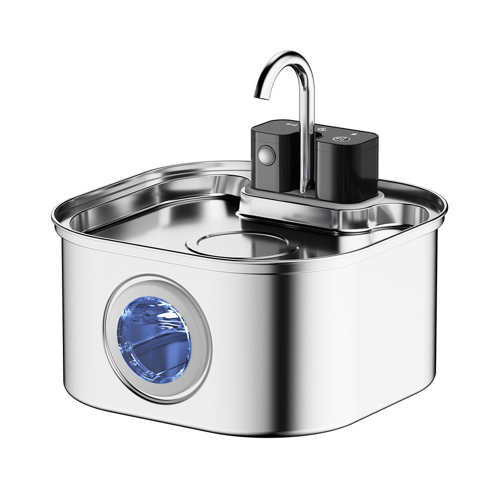 Fontaine d'eau en acier inoxydable USB Smart Pet