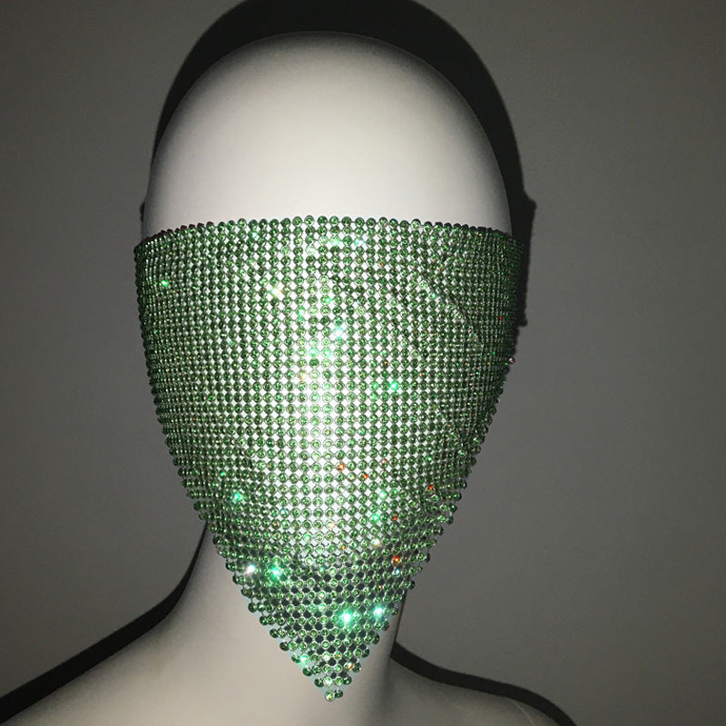 Personnalité Accessoires Tendance Masque de Strass