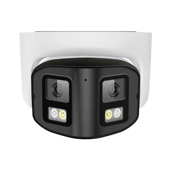 Ceinture de sécurité IP à double lunes 4MP Vidéosurveillance panoramique Webcam