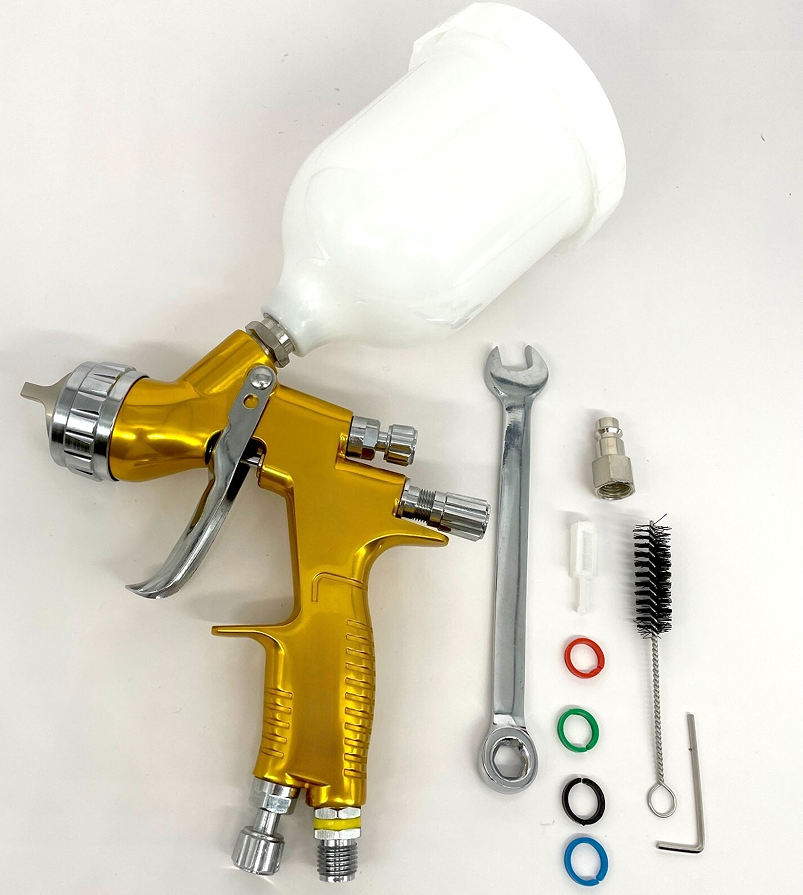 Vaporisateur professionnel d'alimentation en gravité 1.3mm HVLP Gold-Car Vaporisateur d'air de peinture automatique
