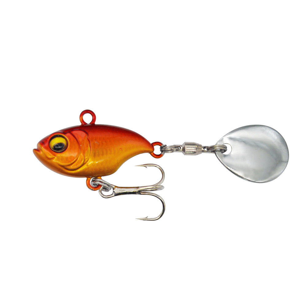 Tôle de fer de pêche en mer métal Lure Paillettes rotatives