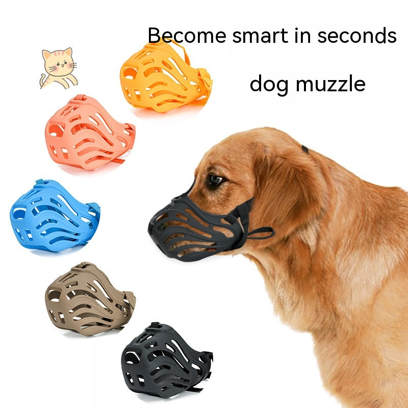 Masque de protection pour chien confortable en silicone