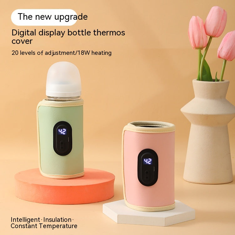 Couverture d'isolation pour bouteille de lait portative USB Intelligent Temperature Control