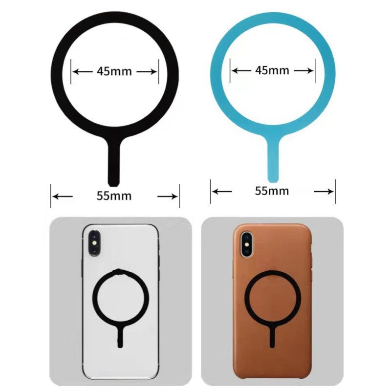 Téléphone portable sur support magnétique
