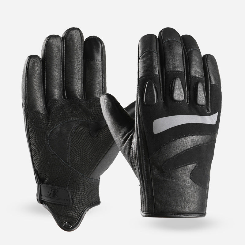 Gants d'hiver en plein air à écran tactile avec doublure en polaire imperméable et coupe-vent pour