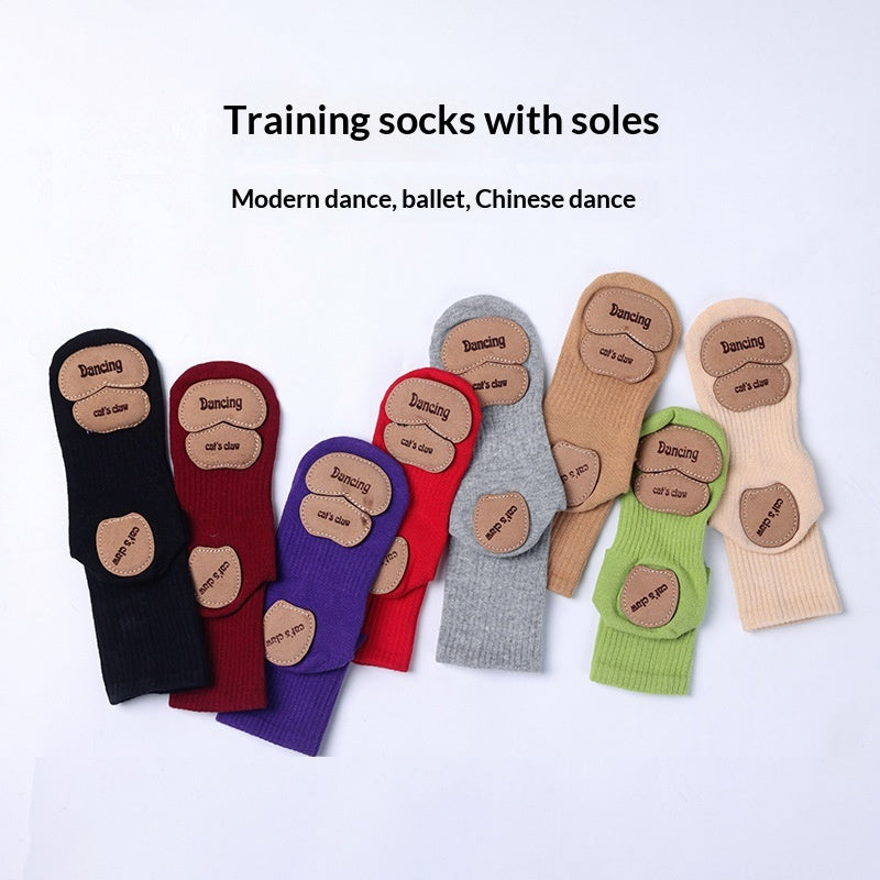 Chaussettes de ballet antidérapantes