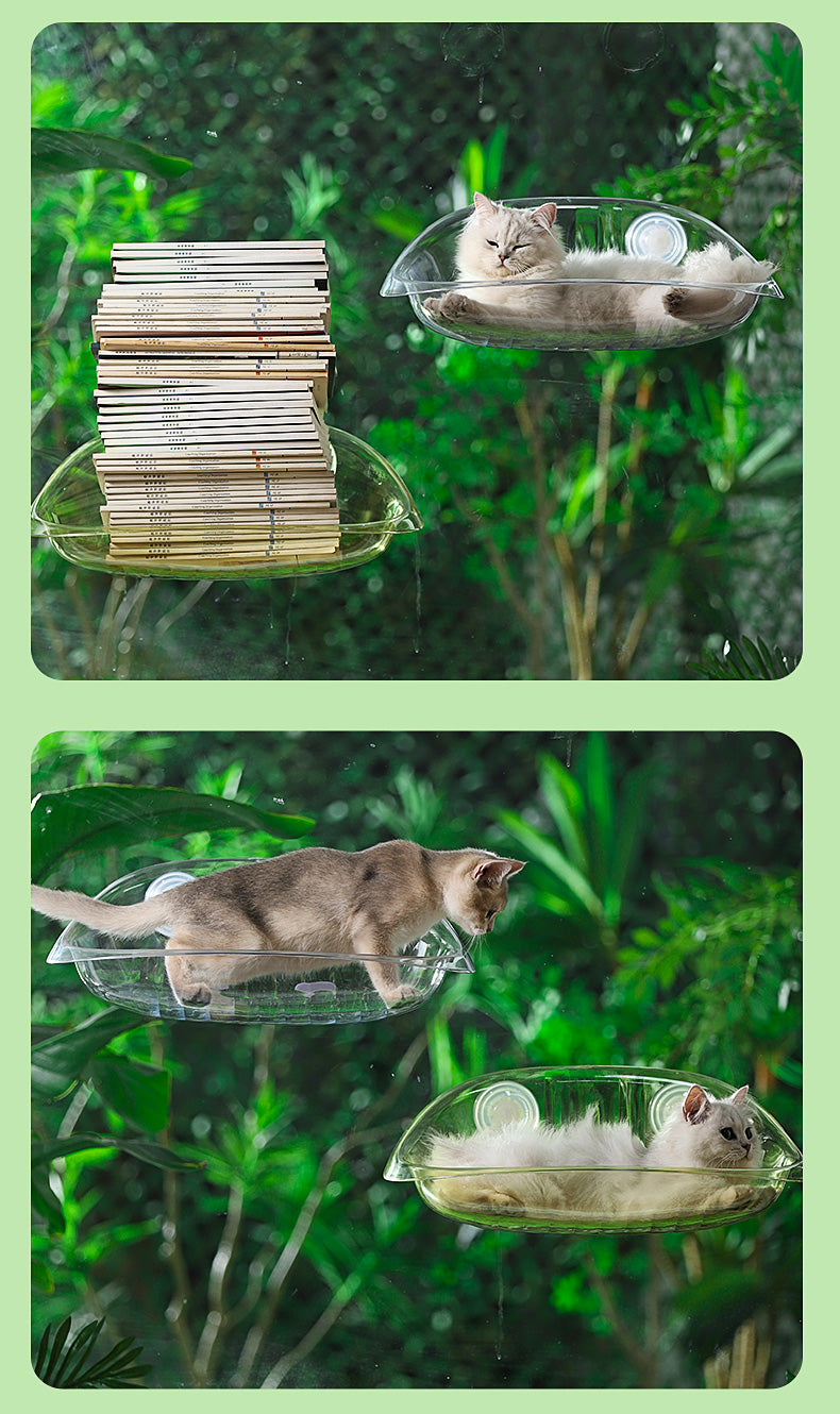 Cadre universel d'escalade de chat Fenêtre de chat Super Lit suspendu Swing Balcon côté lit Sle verre