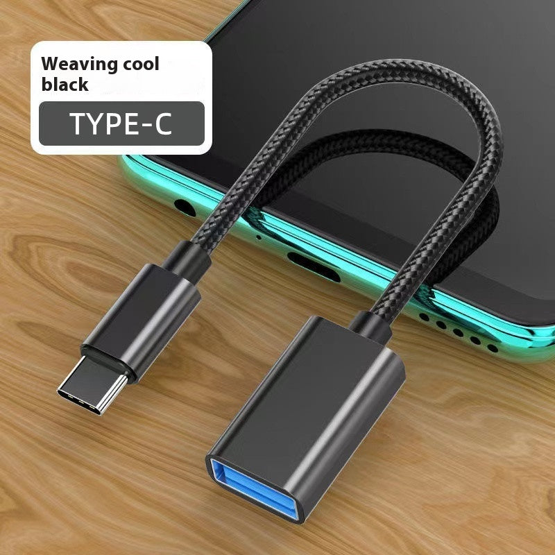 OTG USB Adaptateur Cable Phone Fast Charge Car Read USB Drive