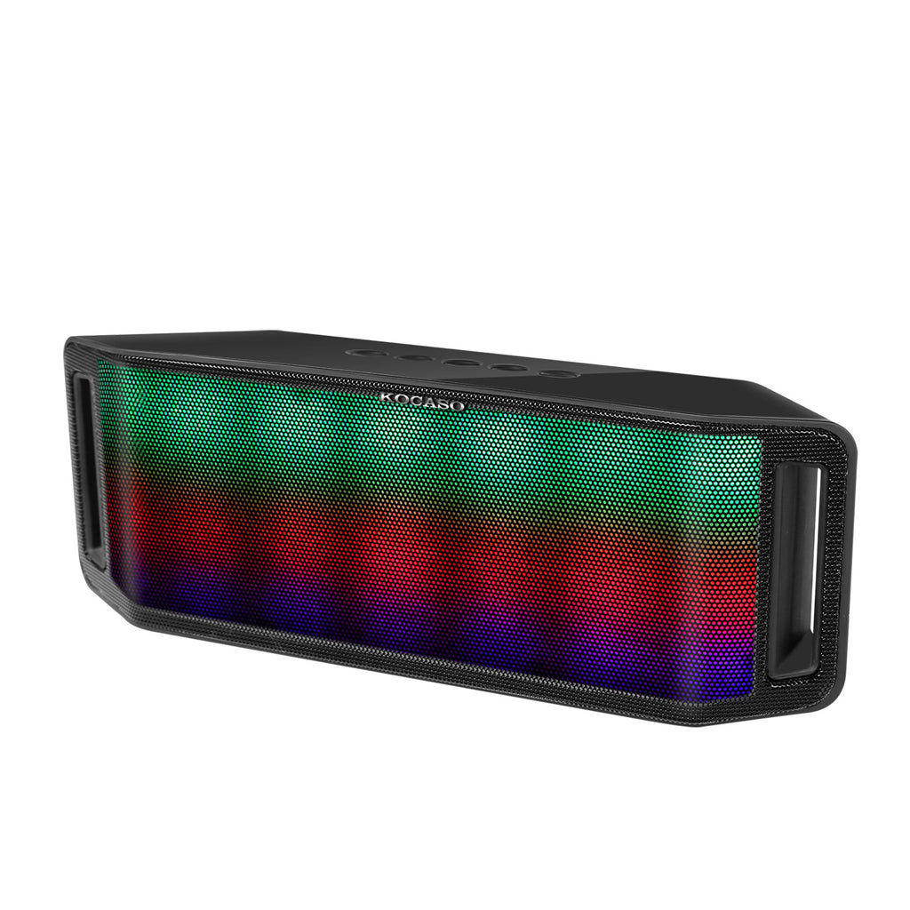 1Pc LED haut-parleur sans fil dynamique multicolore mains-libres FM Radio USB MMC Reading Aux Pour