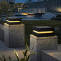 Outdoor Courtyard Waterproof Solar Minimalist Post Light