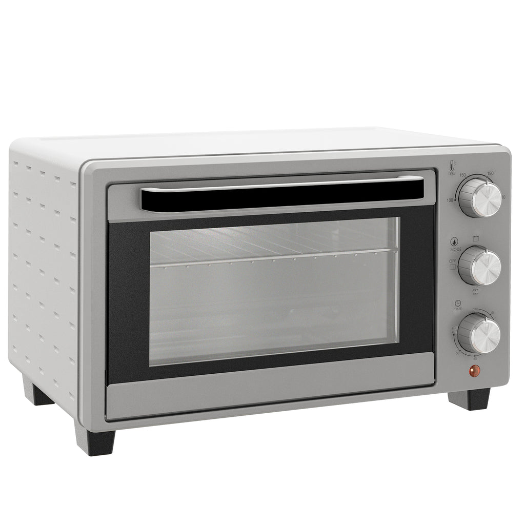 Mini four électrique avec plaques Température réglable 3 Modes de cuisson et 3 positions de rack