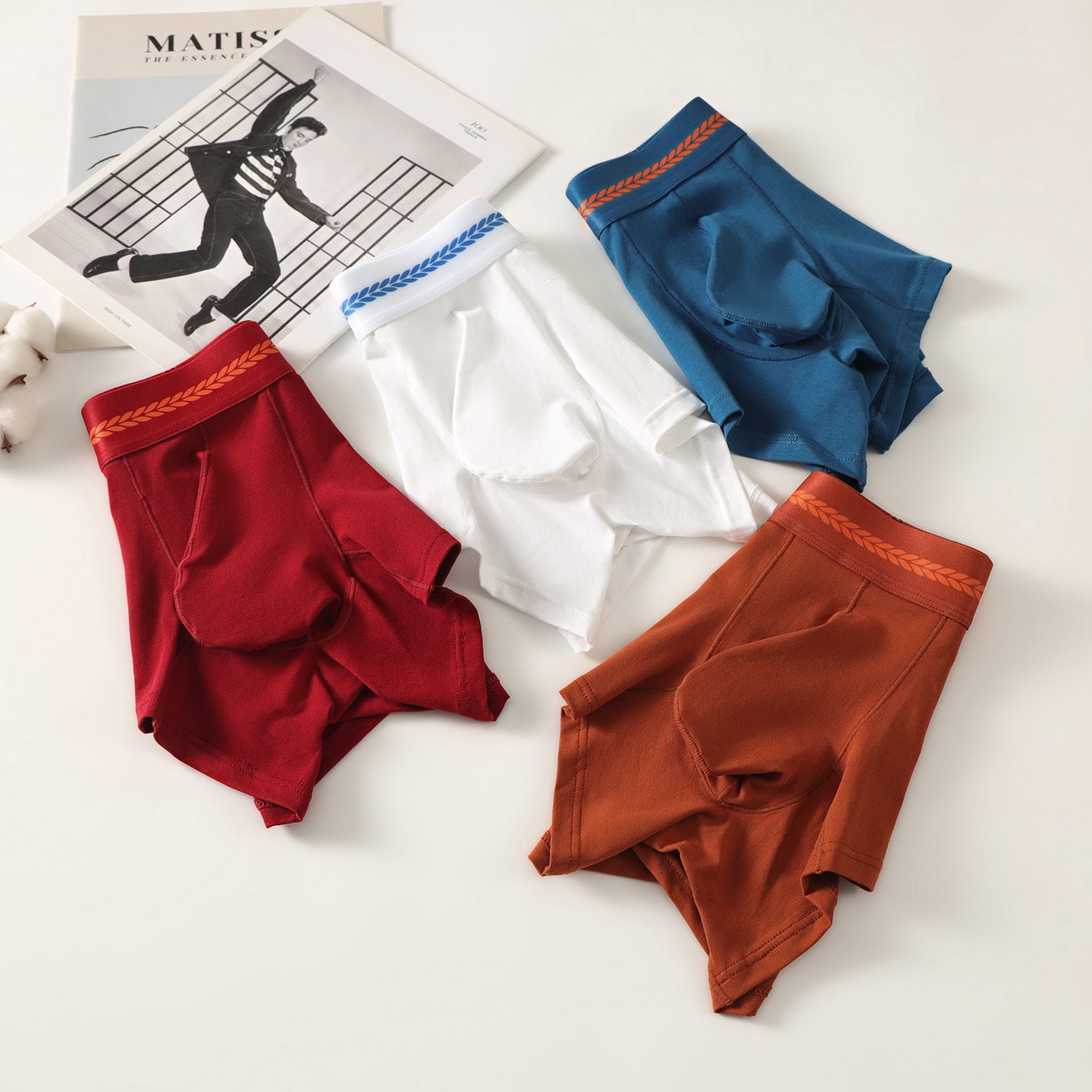 Hommes Breathable Casual Stylish Boxer Slips
