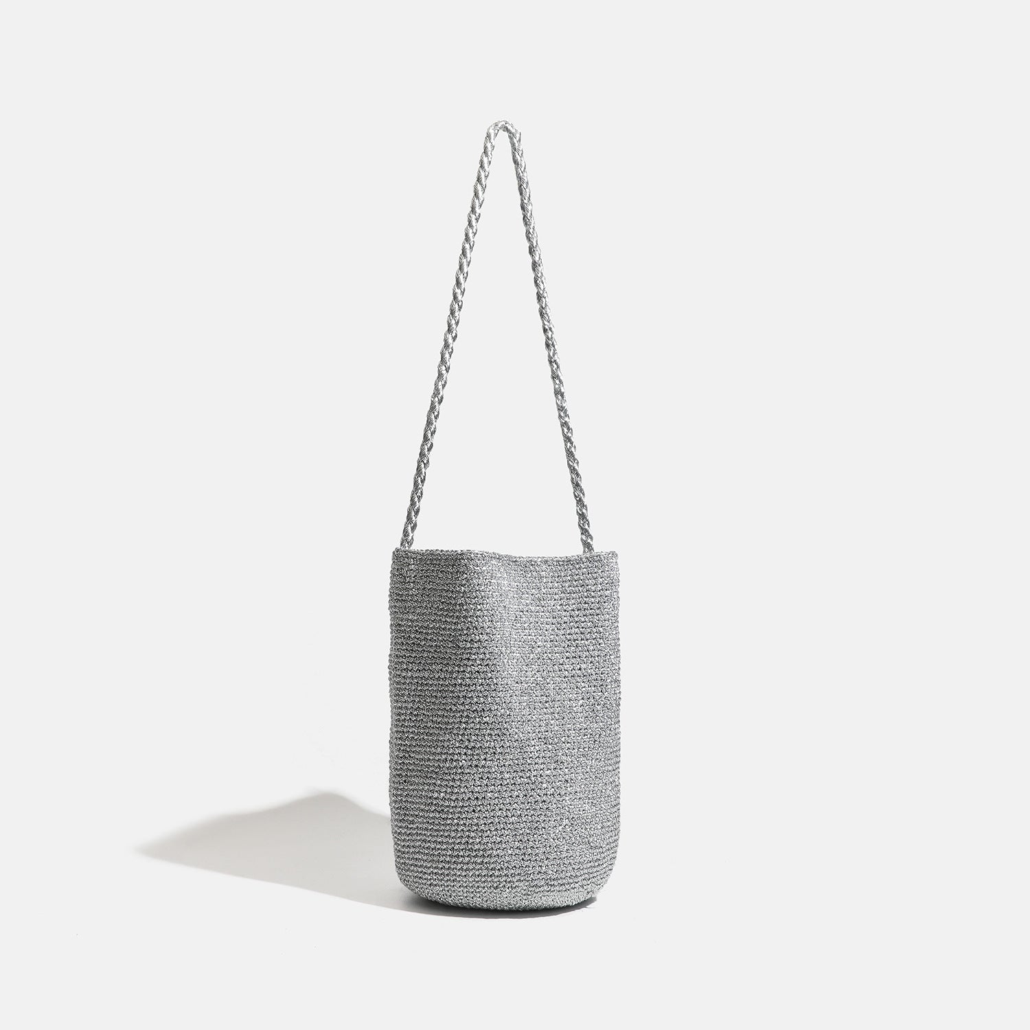 Sac en seau rouge fait à la main de style coréen pour femmes