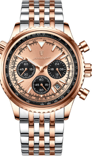 Montres homme Imperméable Calendrier lumineux Multi-fonctions