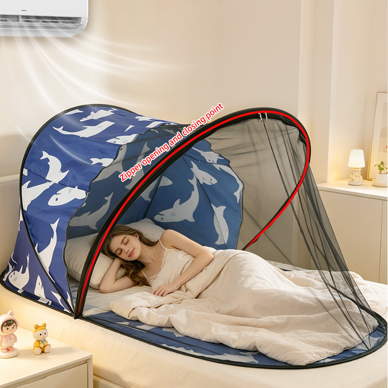All-in-one portable outdoor sunshade