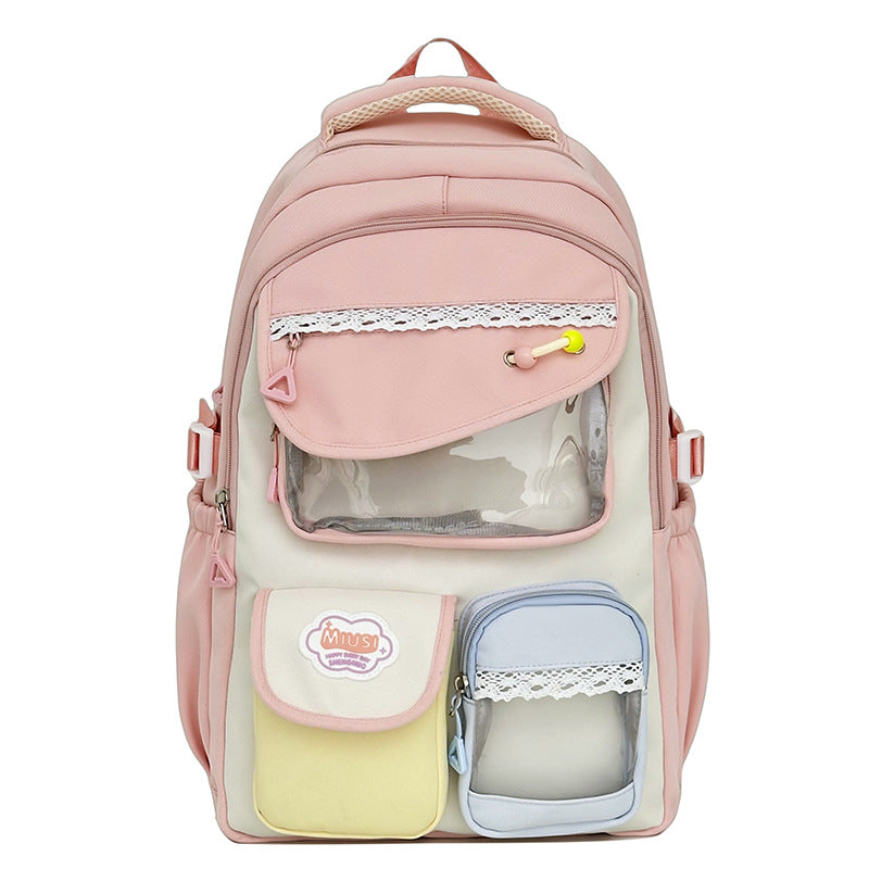Petits élèves du secondaire Sac à dos élégant avec grande capacité
