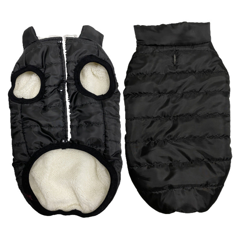 Manteau de chien d'hiver Chèvre doublée d'eau Veste coupe-vent