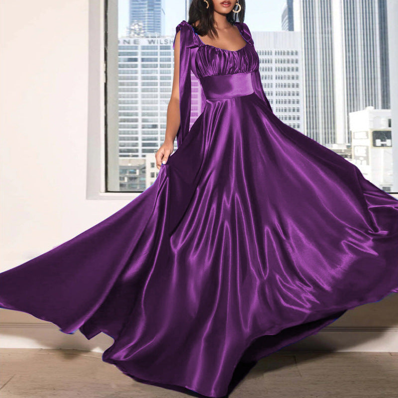 Mode Sans manches Camisole Gown Demoiselle d'honneur Robe de soirée Femmes