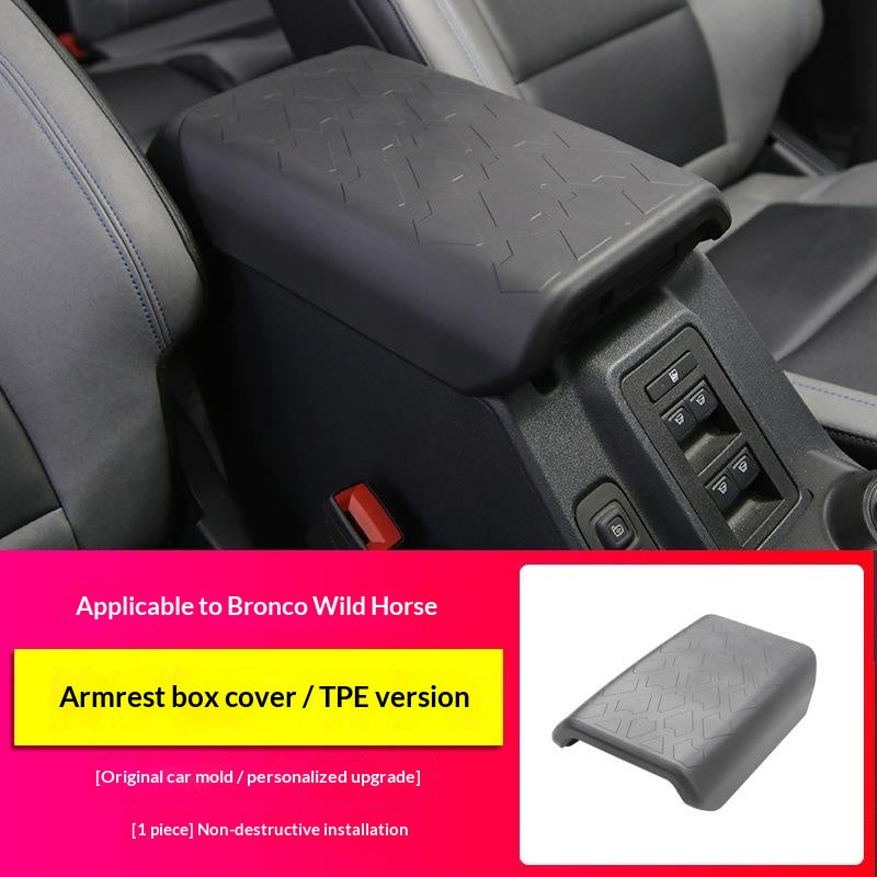 Couverture de la boîte d'accoudoirs antidérapants pour la modification intérieure de la voiture de chevaux