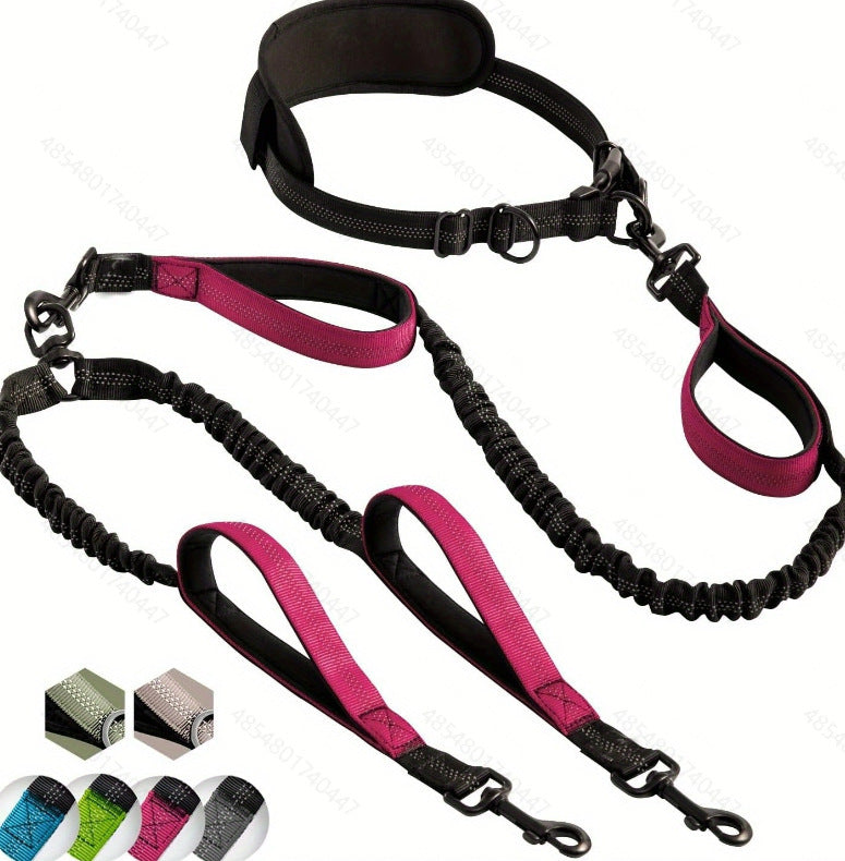 Amazon Pet Supplies Fitness Sports Running Leash Multifonctionnel Leash Dog Leash Vente en gros