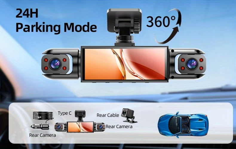 En option Dashcam panoramique haute définition