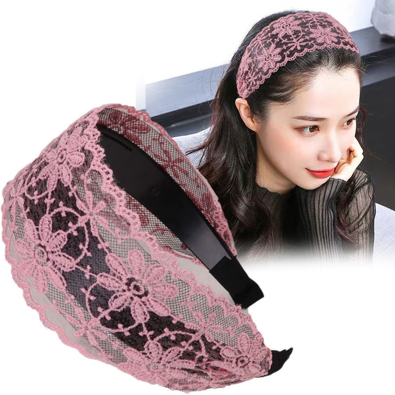 Large Brim Coiffure Hoop Femmes Tout Mode Coiffure Coiffure Coiffure Clip Tête Hoop