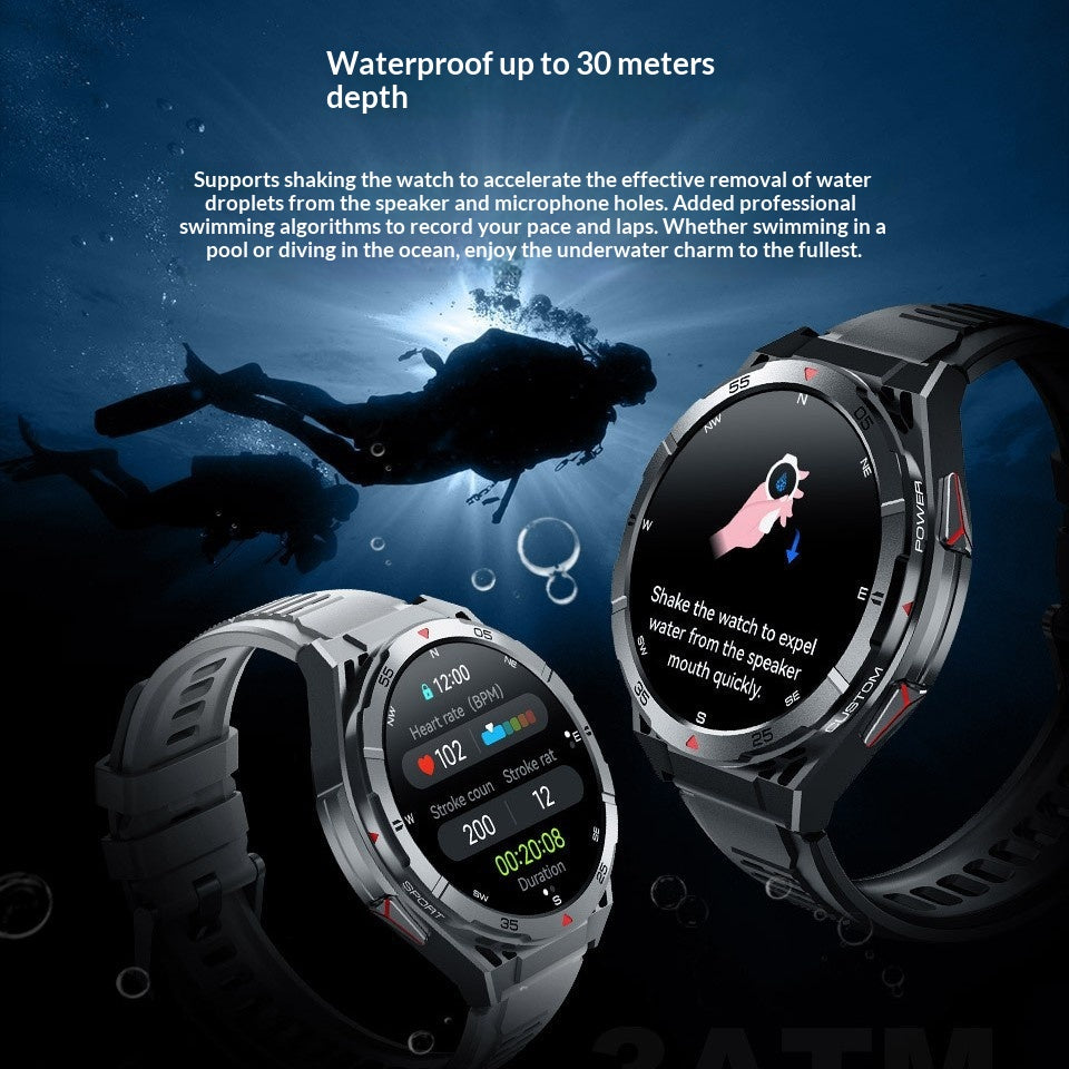 Blood Oxygen Pression Compass Fitness Tracker