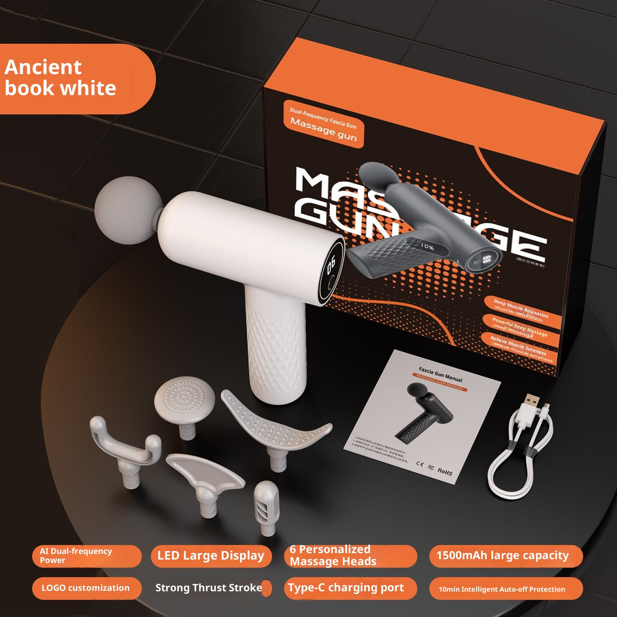Mini pistolet Fascia pour fitness et relaxation musculaire