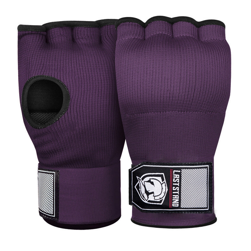 Gel Gants de demi-doigts de boxe Gants de boxe rapide paresseux Bandage de vêtements de garde à main