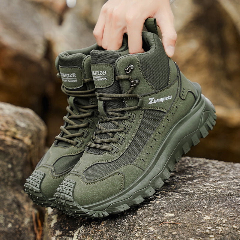 Bottes pour hommes pour le sport occasionnel de plein air et confortable usure épaisse