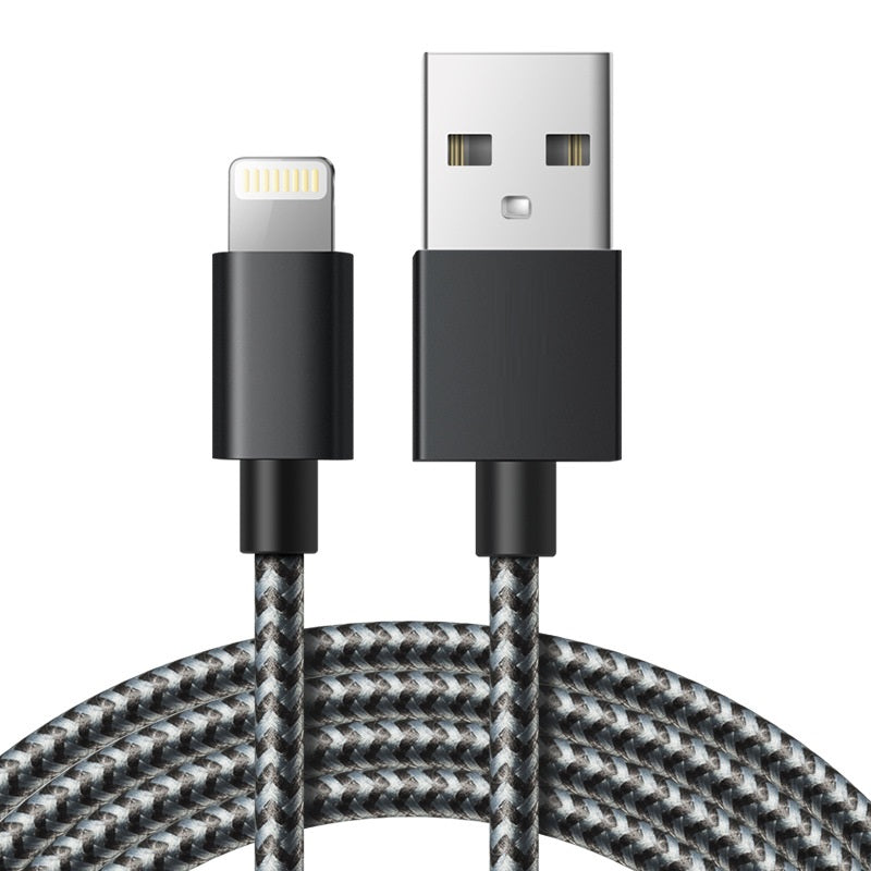 Câble de recharge officiel certifié MFI Fil de nylon à charge rapide
