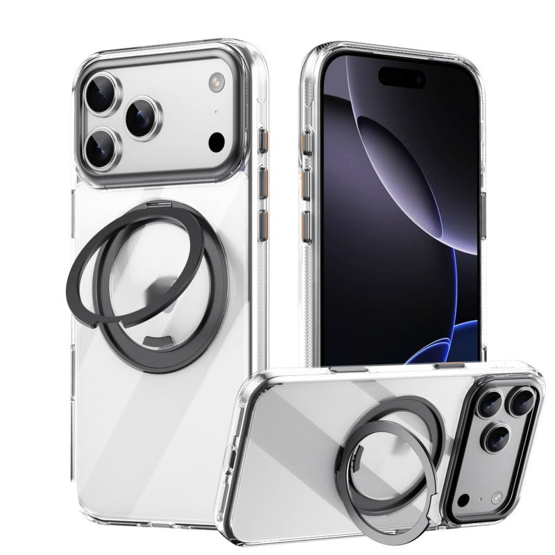 Boîtier de protection magnétique à 360 degrés pour supports rotatifs pour smartphones