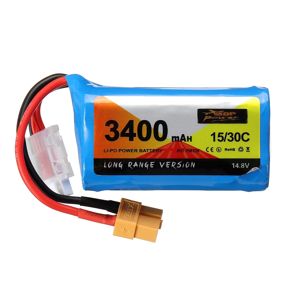 ZOPPower14.8 V3400mAh15C 30 C4s Batteries au lithium ion