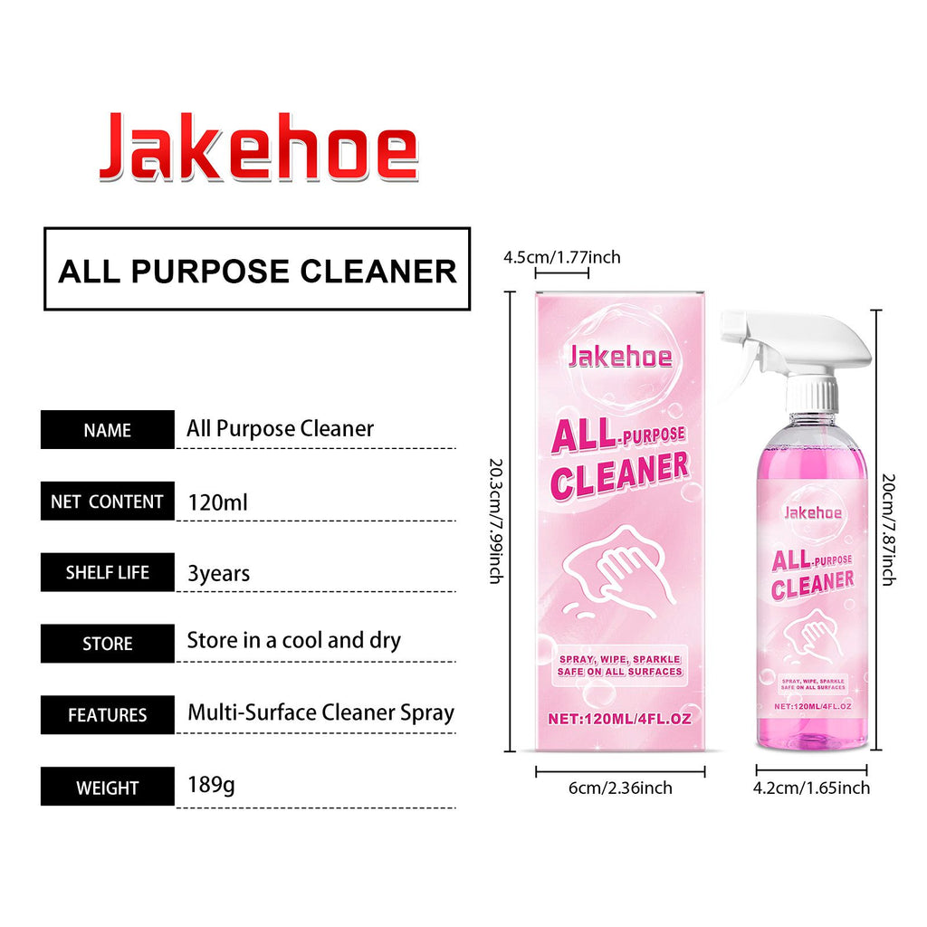 JAKEHOE Pulvérisateur multi-usages pour nettoyage ménager