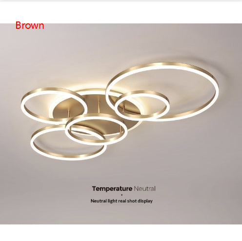 Salon LED lampe moderne éclairage Minimalist installations contemporaines