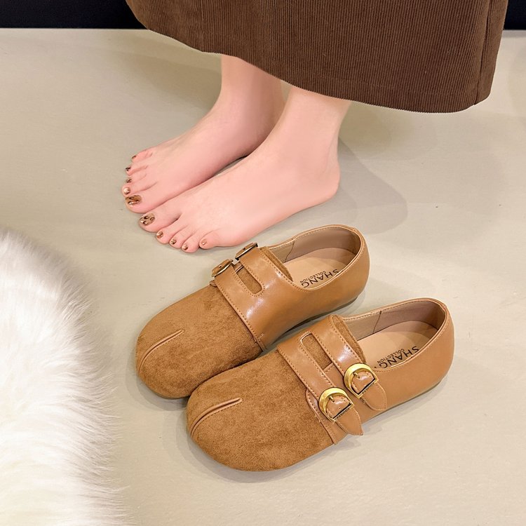 Platform Split Toe Close Toe Mules pour les femmes