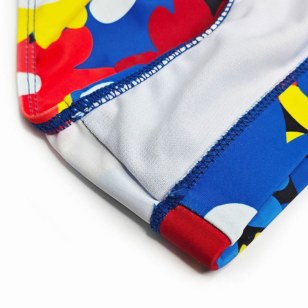 Slips de natation couleur fleur