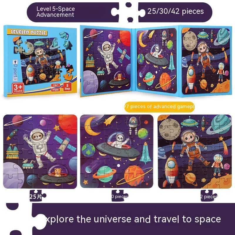 Book Advanced Magnetic Folding Puzzle Educational Toys