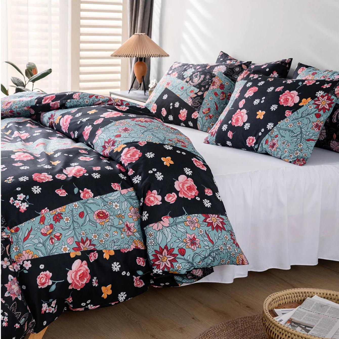 Accueil Textiles Literie Transfrontalière Exclusive Colorée Géométrique Marbré imprimé