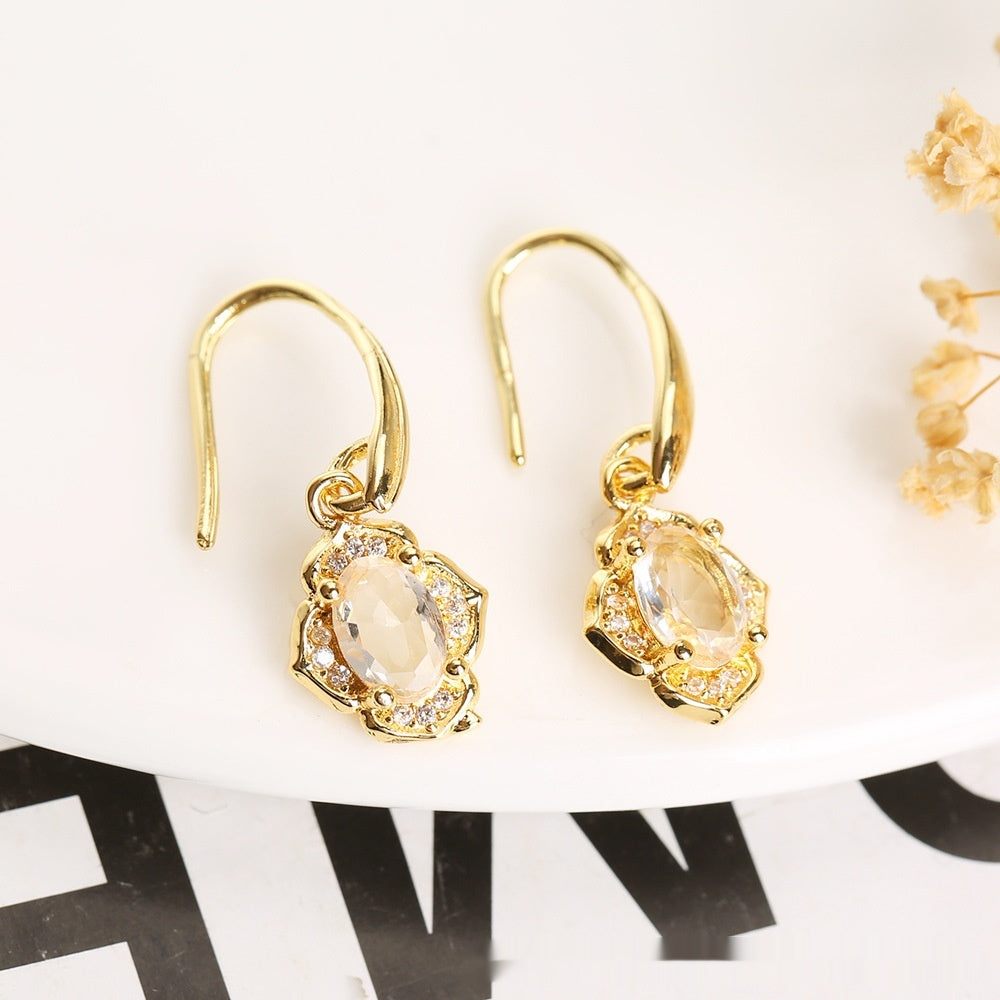 Set de trois pièces en cristal micro-inlaid Zircon